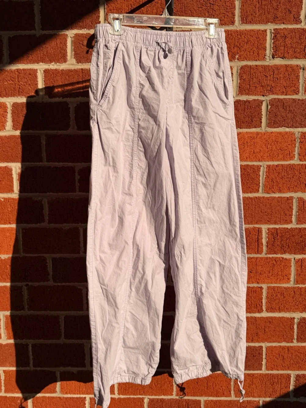 ZARA Pastel Lavender Drawstring Pants —#139 - Picture 2 of 6